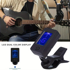 Professional Clip On Tuner For All Instruments - Guitar Ukulele Violin Bass