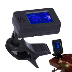 Professional Clip On Tuner For All Instruments - Guitar Ukulele Violin Bass