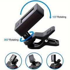 Professional Clip On Tuner For All Instruments - Guitar Ukulele Violin Bass