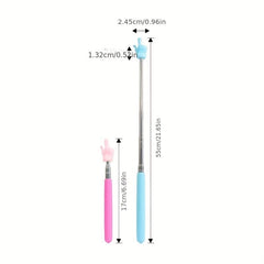 Telescopic Stainless Steel Teaching Stick - Easy Finger Reading Tool