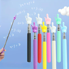 Telescopic Stainless Steel Teaching Stick - Easy Finger Reading Tool