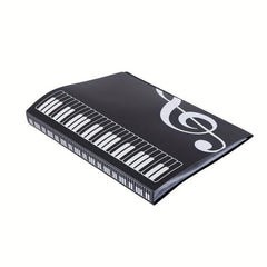 A4 Sheet Music Folder, 40 Pages, Large Capacity