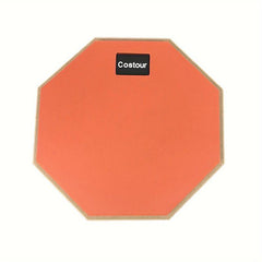 Rubber Wooden Dumb Drum Pad for Percussion Training 20x32cm
