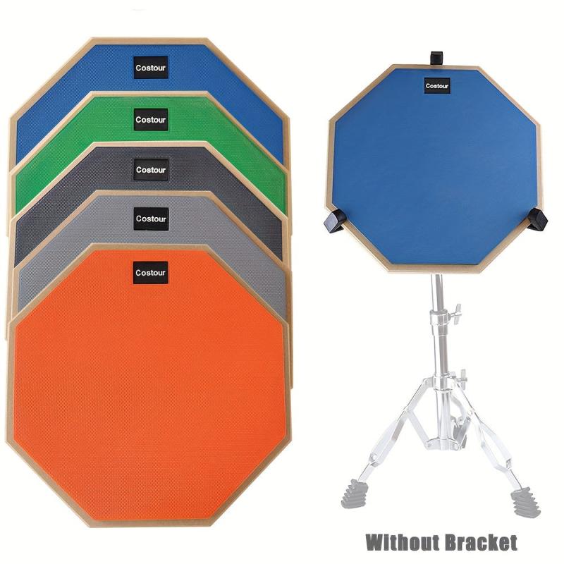 Rubber Wooden Dumb Drum Pad for Percussion Training 20x32cm