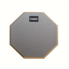 Rubber Wooden Dumb Drum Pad for Percussion Training 20x32cm