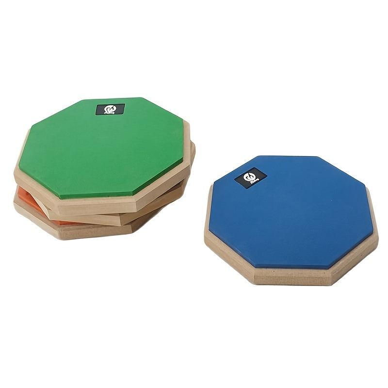 8 Inch Drum Practice Pad Rubber Wooden Dumb Drum Pad Mute Training