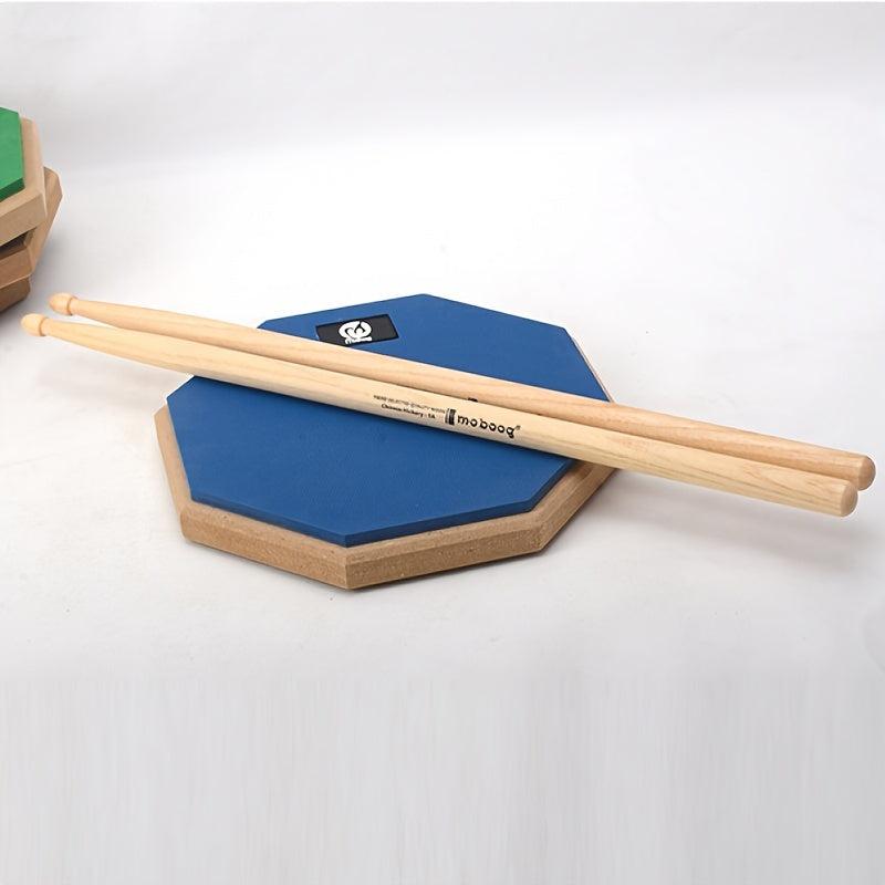 8 Inch Drum Practice Pad Rubber Wooden Dumb Drum Pad Mute Training