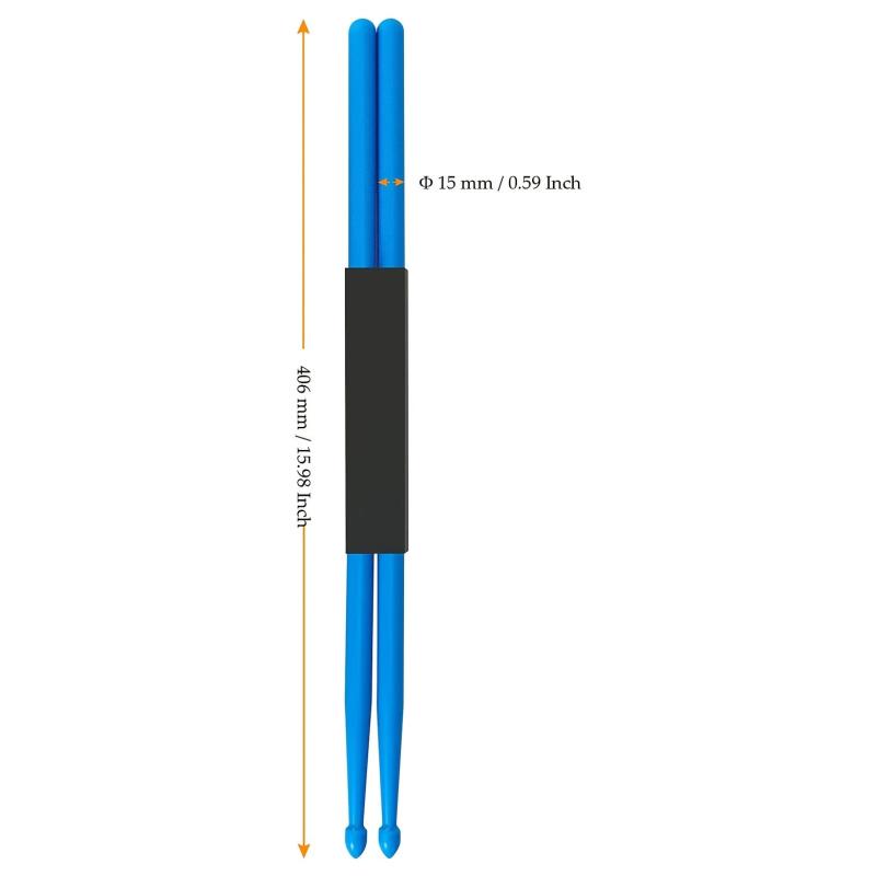 Non Slip Nylon Drumsticks Kids/Adults Musical Percussion Exercise