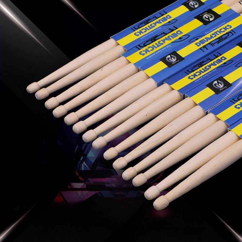 1 Pair 5A 7A Drum Sticks Maple Wooden