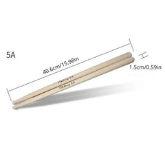 1 Pair 5A 7A Drum Sticks Maple Wooden