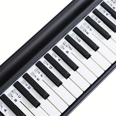 Removable Piano Keyboard Stickers For Beginner - 88 Key Full Size Reusable