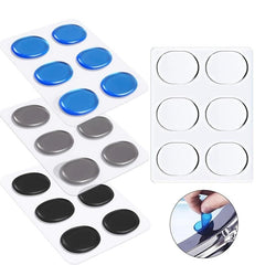 6pcs Drum Mute Pad Set Transparent Percussion Accessories