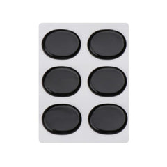 6pcs Drum Mute Pad Set Transparent Percussion Accessories
