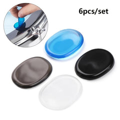 6pcs Drum Mute Pad Set Transparent Percussion Accessories