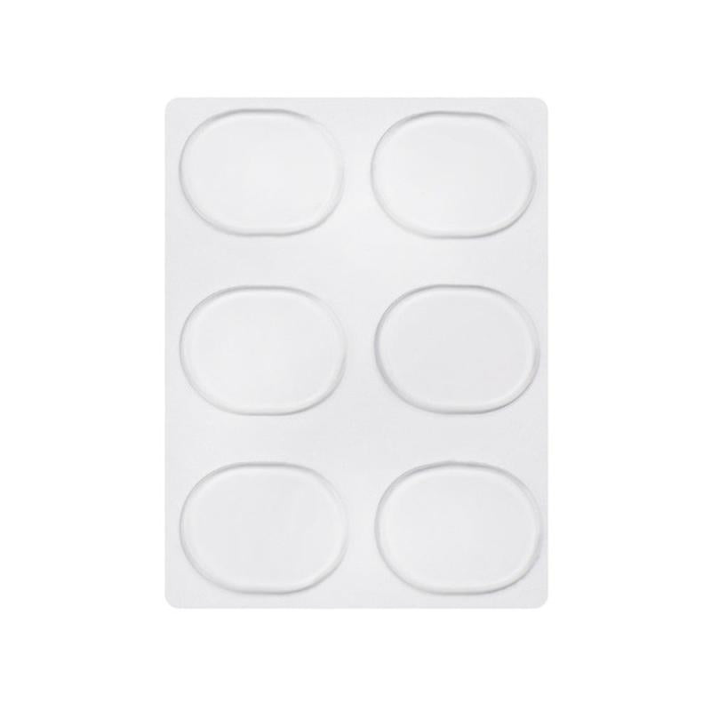 6pcs Drum Mute Pad Set Transparent Percussion Accessories