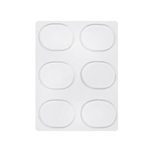 6pcs Drum Mute Pad Set Transparent Percussion Accessories