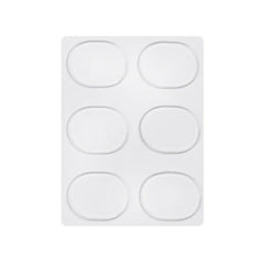 6pcs Drum Mute Pad Set Transparent Percussion Accessories