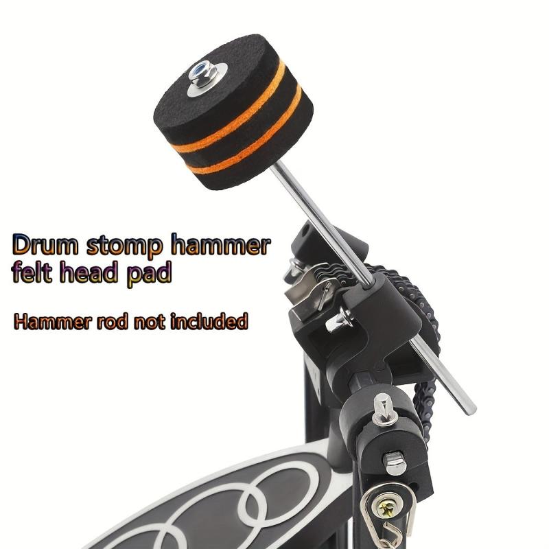 Dual Felt Head Frame Drum Stepping Hammer