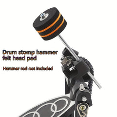 Dual Felt Head Frame Drum Stepping Hammer