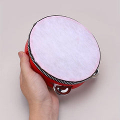 Educational Percussion Instrument Double Row Bell Drum Hand Pat Drum