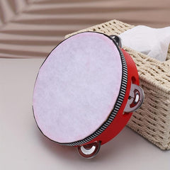 Educational Percussion Instrument Double Row Bell Drum Hand Pat Drum
