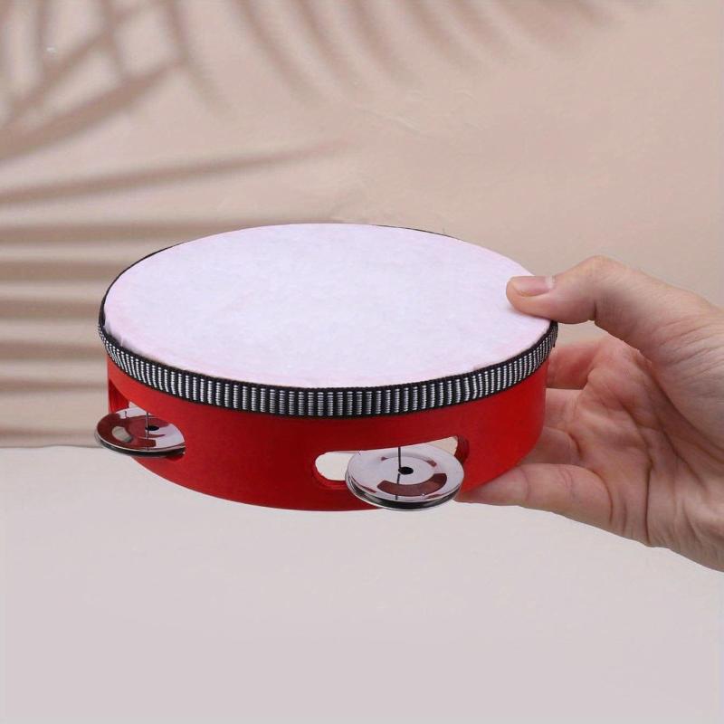Educational Percussion Instrument Double Row Bell Drum Hand Pat Drum