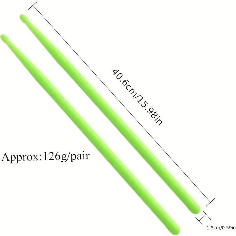 Fluorescent Nylon Glow Drumsticks 5A Stand Drum Hammer