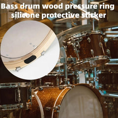 2pcs Jazz Drum Bass Drum Protective Sticker