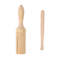 Wooden Sound Tube Single Ring Percussion Cylinder