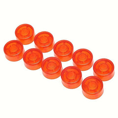 10pcs Footswitch Topper Plastic Bumpers Guitar Pedal Cap