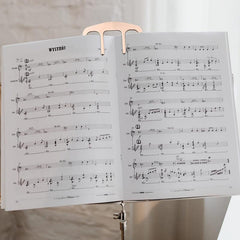 Golden Silvery Metal Music Book Clip & Page Holder