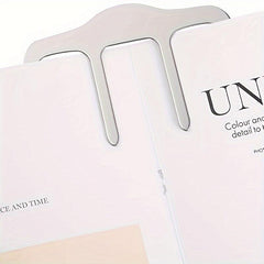 Golden Silvery Metal Music Book Clip & Page Holder
