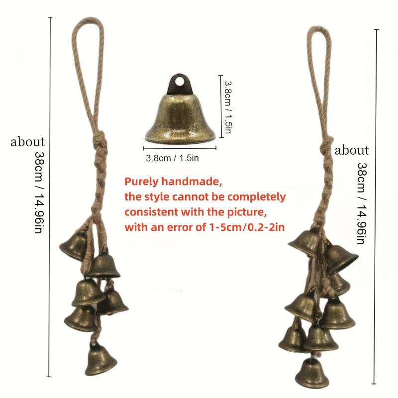 Witch Bells Doorknob Wind Chimes for Boho Home Decor