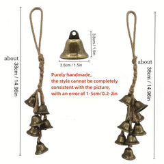 Witch Bells Doorknob Wind Chimes for Boho Home Decor