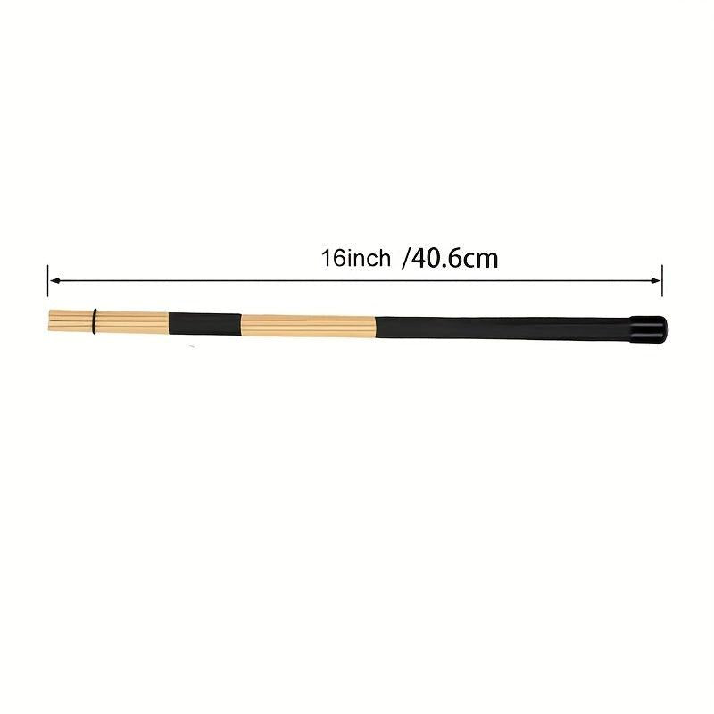 12pcs Drum Sticks Set 5A Maple Wood Drum Rods Drum Brushes Drum Dampeners
