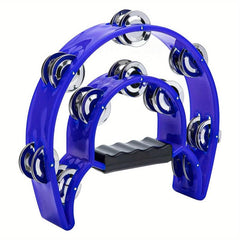 Double Row Flower Bell Drum Tambourine for Adults Bands & Musicians