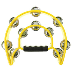 Double Row Flower Bell Drum Tambourine for Adults Bands & Musicians