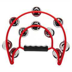 Double Row Flower Bell Drum Tambourine for Adults Bands & Musicians