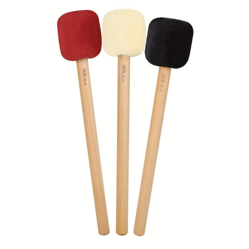 Long Plush Bass Drum Mallets for Symphonic Drums Gongs
