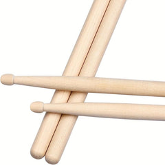 Classic Maple Wood Drumsticks with Wood Tip - 2 Pairs