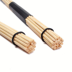 Professional Bamboo Jazz Ballad Percussion Drum Brushes Bundle Sticks