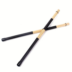 Professional Bamboo Jazz Ballad Percussion Drum Brushes Bundle Sticks