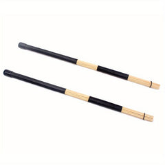 Professional Bamboo Jazz Ballad Percussion Drum Brushes Bundle Sticks