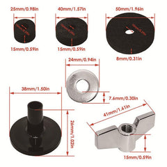 23pcs Drum Set Cymbal Felt Washer Replacement Parts Musical Accessories