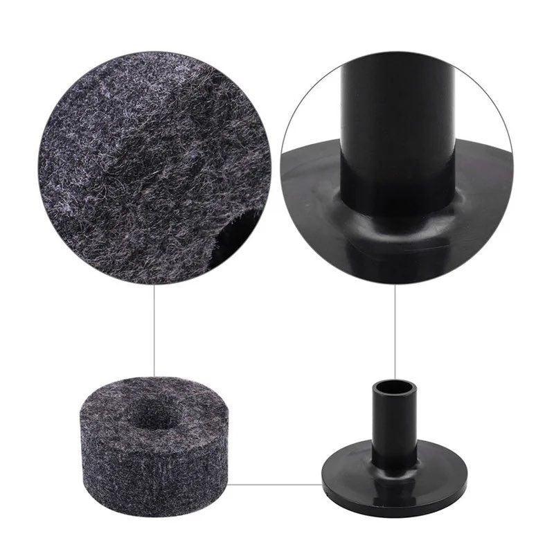 23pcs Drum Set Cymbal Felt Washer Replacement Parts Musical Accessories