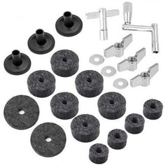 23pcs Drum Set Cymbal Felt Washer Replacement Parts Musical Accessories