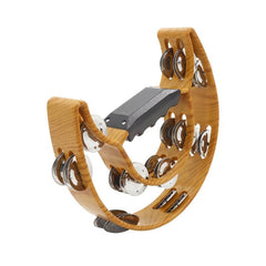 Orff Musical Instrument Coffee Wood Grain Hand Bell