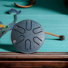 Steel Tongue Drum 7.62cm 6 Notes Hand Percussion Instrument