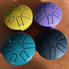 Steel Tongue Drum 7.62cm 6 Notes Hand Percussion Instrument