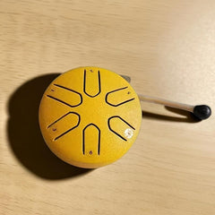 Steel Tongue Drum 7.62cm 6 Notes Hand Percussion Instrument